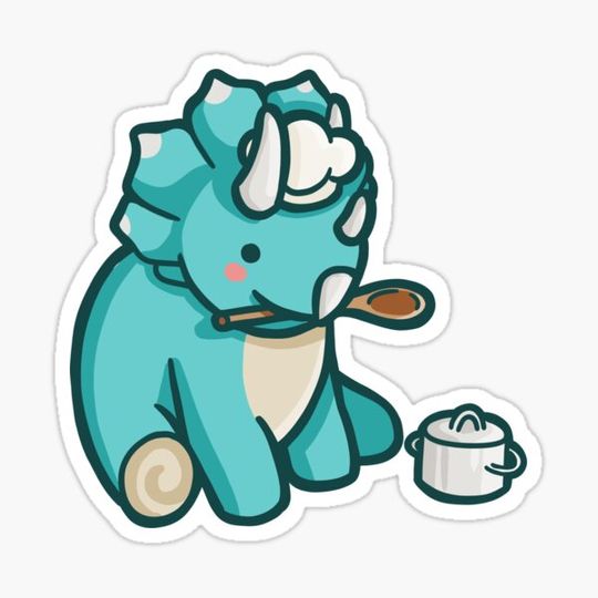 Discover Chef Triceratops, Dino, Dinosaur