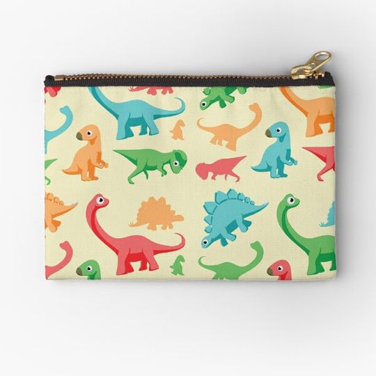 Cute Dinosaur Iguanodon Stegosaurus Brachiosaurus Pattern