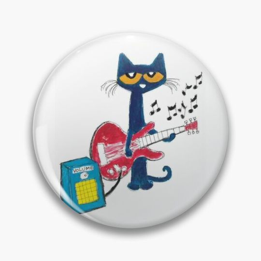 Discover pete the funky cat drawing