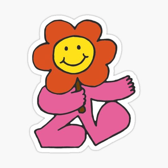 Discover Smiling Flower Graphic