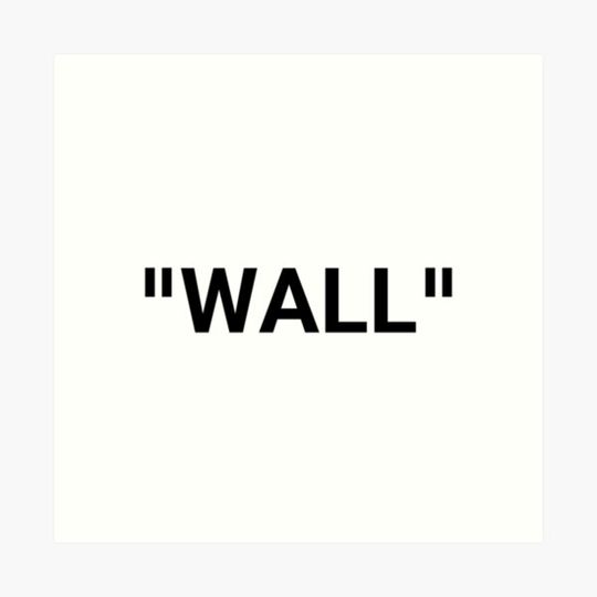 Discover "WALL" Quotation Marks