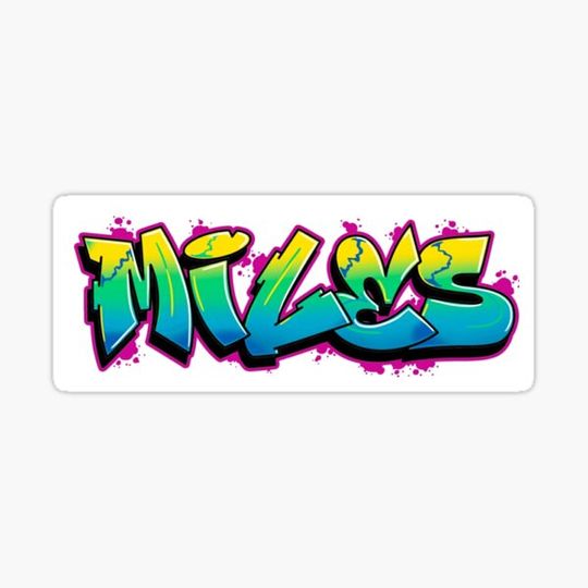 Discover Miles Graffiti Style Name