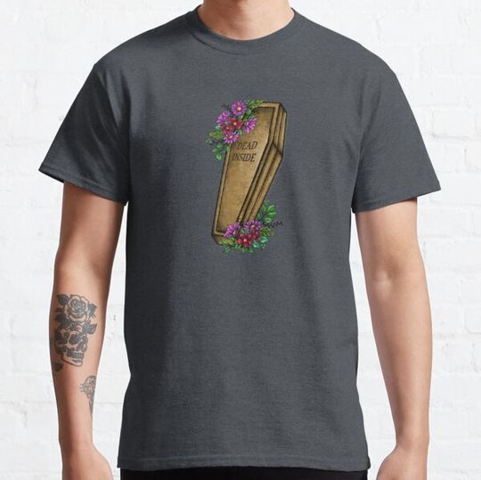 Discover Dead Inside Coffin with Flowers