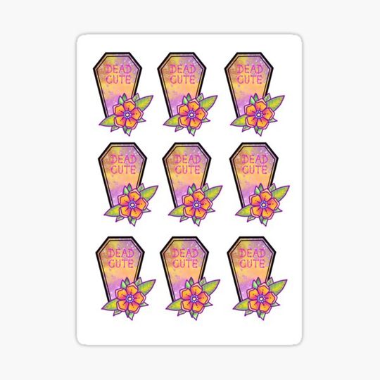 Discover Dead cute pastel goth coffin