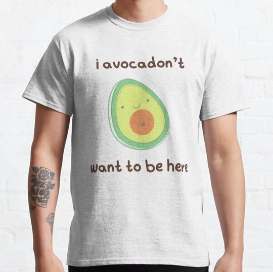 Discover Funny Dark Humor Pun Avocado