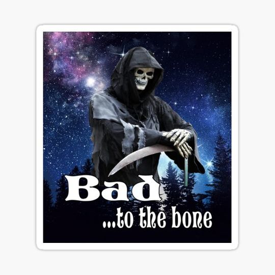 Discover Fantasy Fun Grim Reaper Image Bad To The Bone