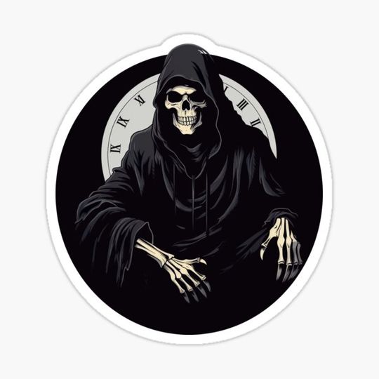 Discover "Inevitable Eclipse: Grim Reaper's Temporal Throne"