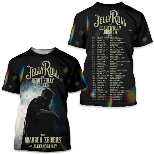 Discover Jelly Roll Shirt, Jelly Roll Tour 3D Tshirt