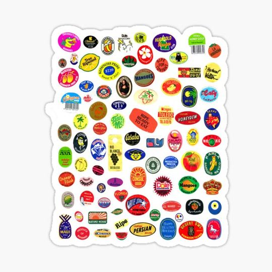 Discover fruit stickers