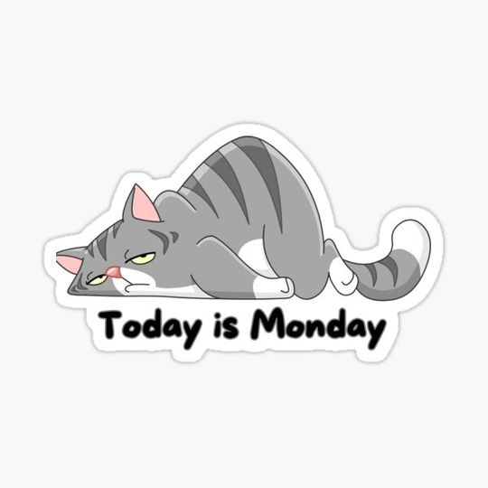 Discover Monday Blues Cat