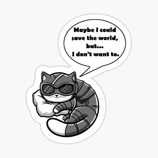 Discover Lazy superhero cat