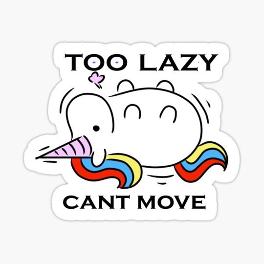 Discover too lazy cant move unicorn