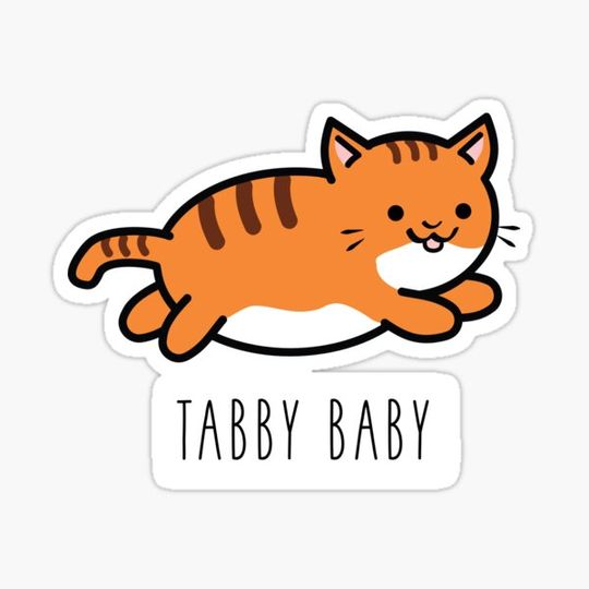 Discover Tabby Baby - Kawaii Orange Tabby Cat
