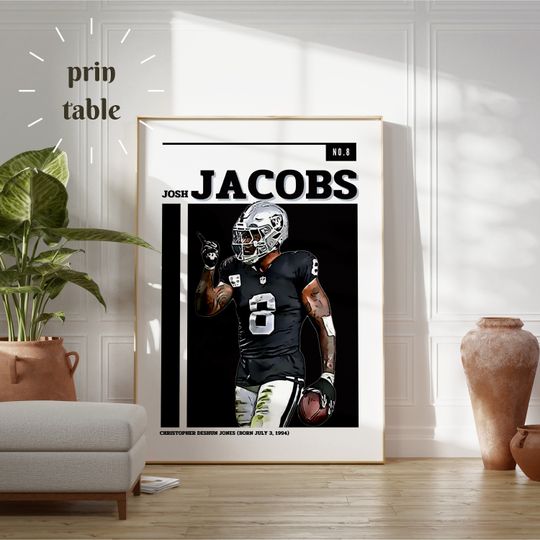 Discover Chris Jone Poster, Chris Jone, American Football Fan Gifts, Football Poster