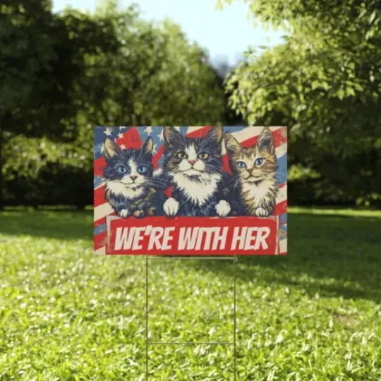 Discover Kamala Harris Walz For The People 2024 Double-sided Yard Sign