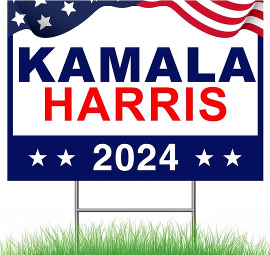Discover Kamala Harris for President Election 2024 Yard Sign, Suggested Decor Idea