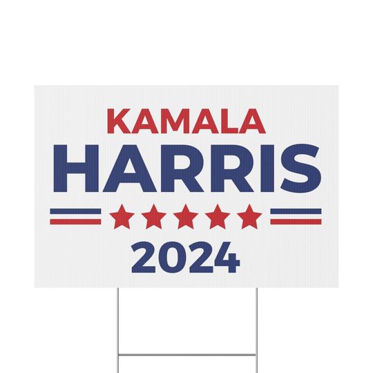 Discover Kamala Harris Yard Sign, Kamala Harris President 2024 Election Yard