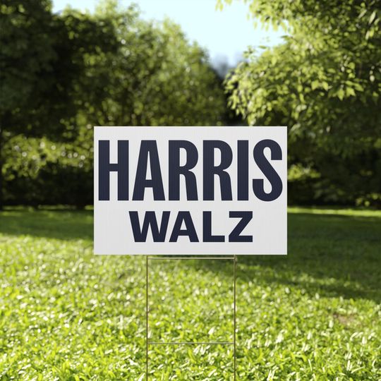 Discover Kamala Harris Sign Yard | Kamala Yard Sign | Tim Walz for President 2024 Plastic