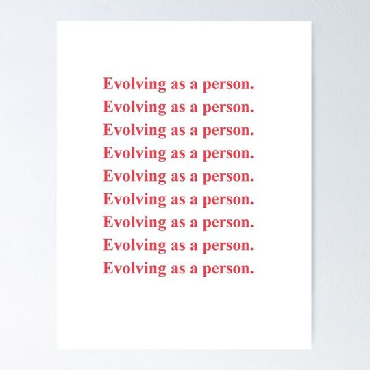 Discover evolving as a person
