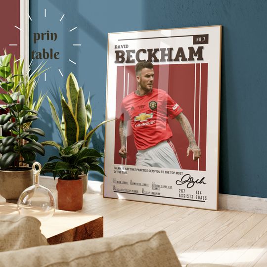 Discover David Beckham Legend Poster
