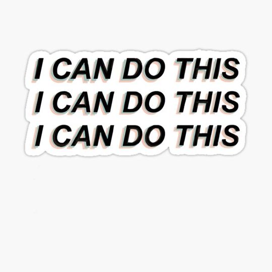 Discover I Can Do This Stickers