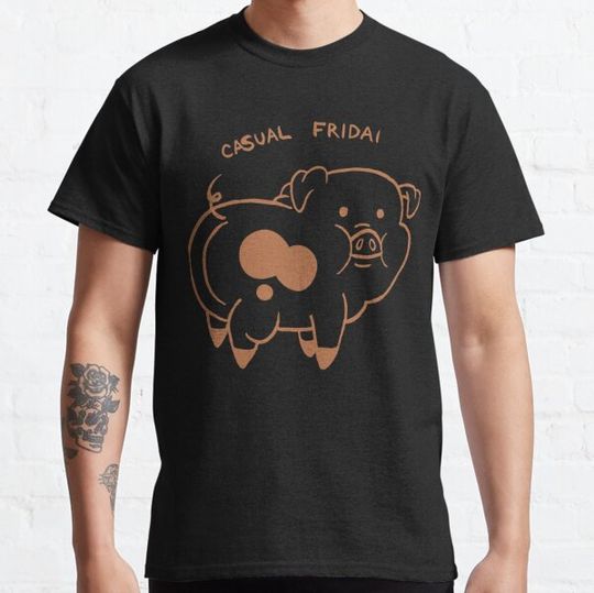 Discover Casual Friday Funny Pig Saying Sarcastic Novelty Humor