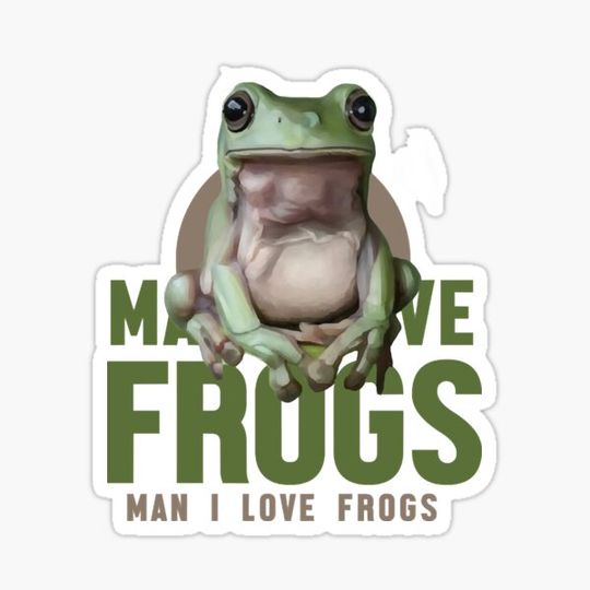 Discover Man I Love Frogs Meme