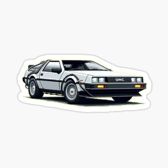 Discover 1981 DMC Delorean Pixelart