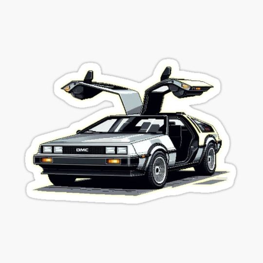 Discover 1981 DMC Delorean Pixelart