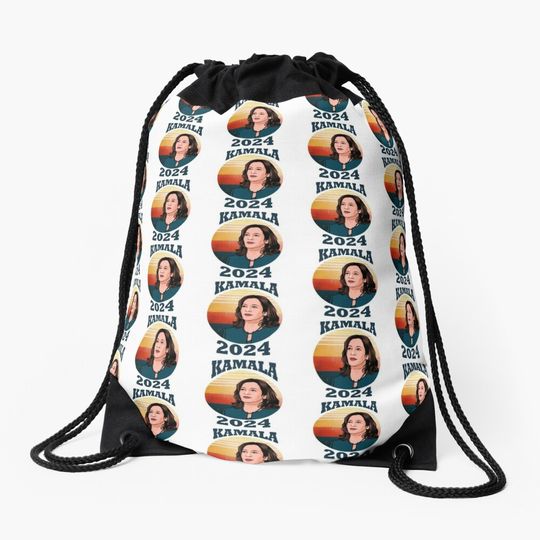 Discover Kamala 2024 Drawstring Bag, Gifts for Friends