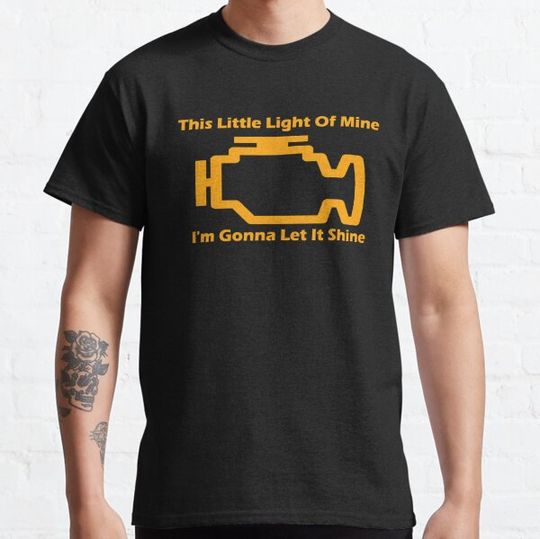 Discover check engine light let it shine funny