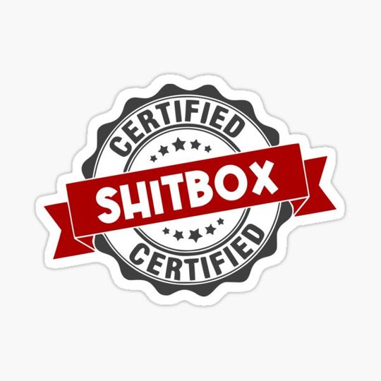Discover Certified Shitbox - Car Bumper