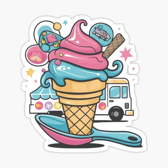 Discover Ice cream on car