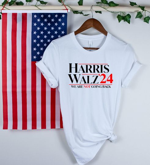 Discover Harris Walz 2024 Shirt, Kamala Harris Walz, Tim Walz T-Shirt, Democrat Shirt, Vote Blue