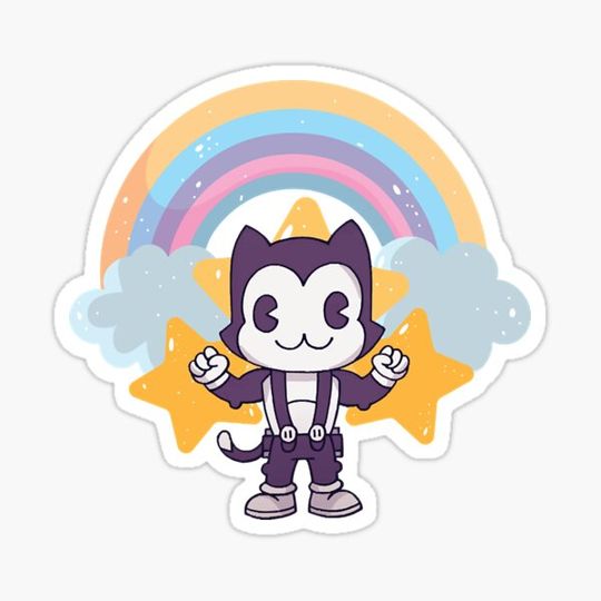 Discover Rainbow Star Toon Meowscles