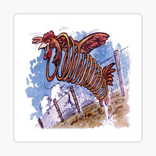 Discover Spring Chicken, Visual Pun