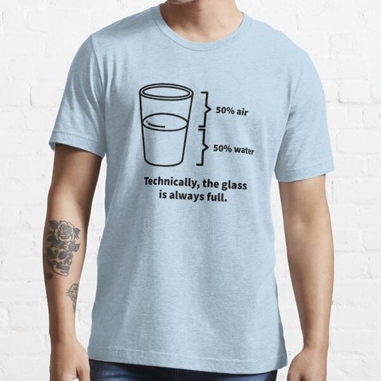 Discover Technically, the glass is always full.