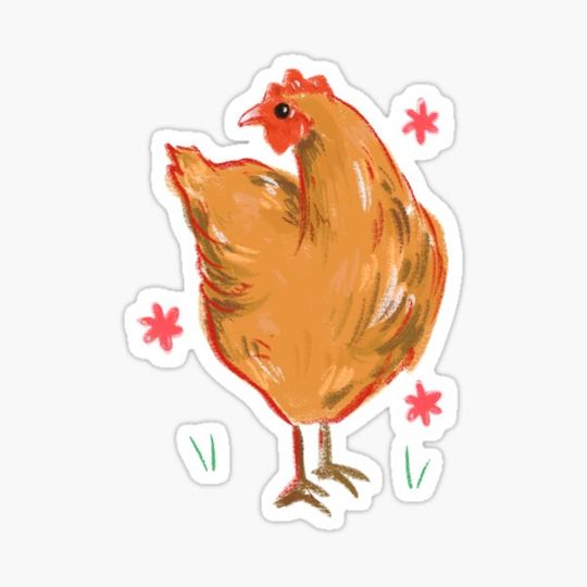 Discover Chicken Sticker 2