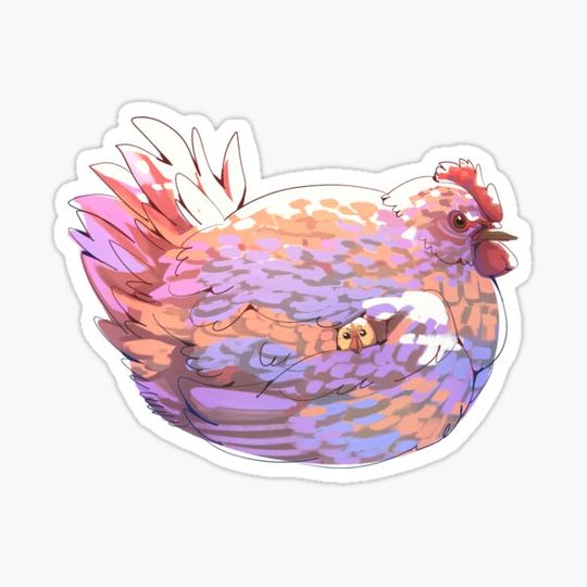 Discover Chonky chicken & tiny chick