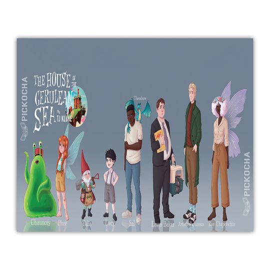 Discover The House In The Cerulean Sea Premium Matte Vertical Poster