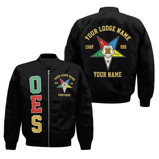 Discover Custom Order of the Eastern Star Masonic Bomber Jacket