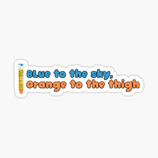 Discover Epipen Directions Sticker