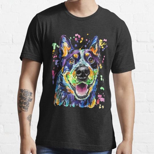 Discover Watercolour Blue Heeler