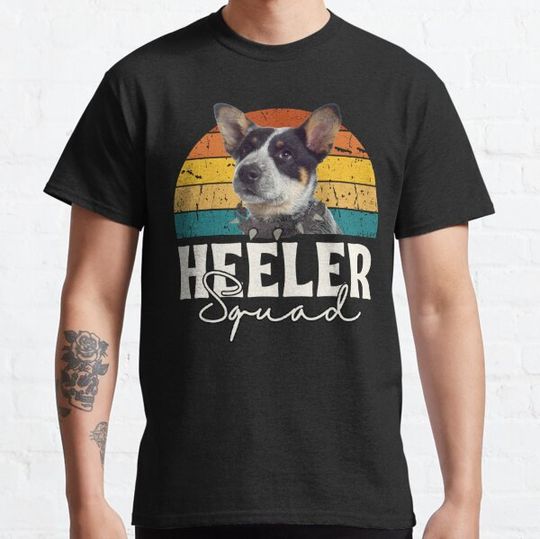 Discover Funny Dogs Heeler Squad Australian Cattle Dog Lover Australia Animal Vintage Men Women Kids