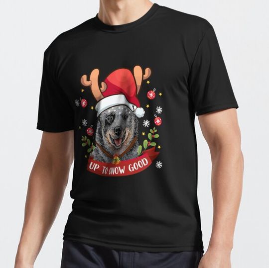 Discover Australian Cattle Dog Blue Heeler Reindeer Christmas