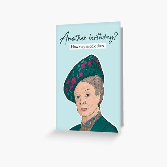 Discover Downton Abbey Birthday Card