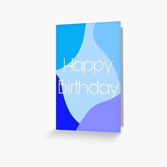 Discover Happy birthday blue