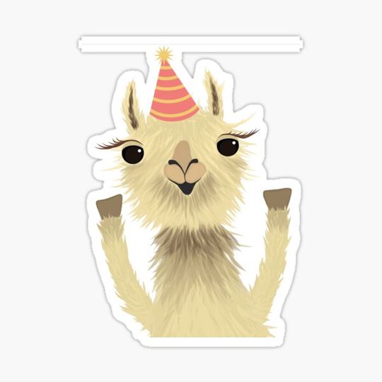 Discover Happy Momma Party Llama