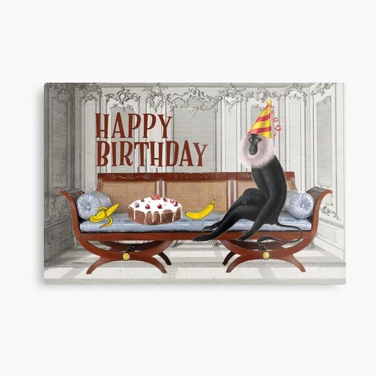 Discover Happy Birthday funny mad greetings with a monkey