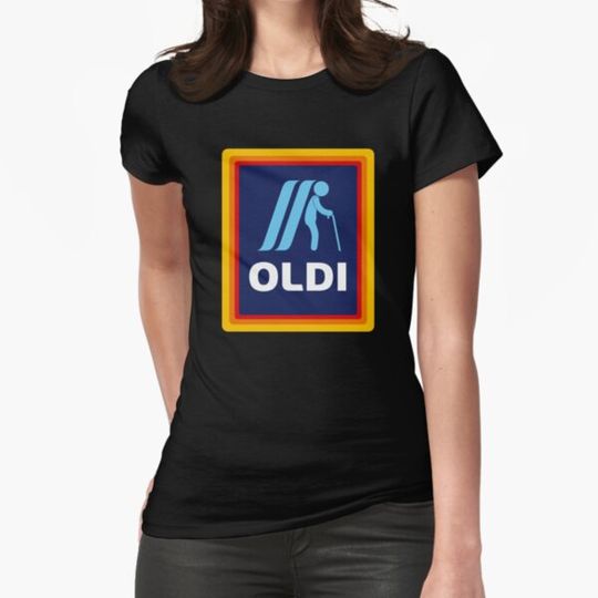 Discover Oldi design logo funny birthday gift, mother's day, father day